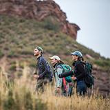 Group of researchers at Bobcat Ridge